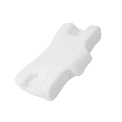 Unique Bargains Air Cotton Neck And Shoulder Pain Ease Home Sleeping Bed Memory Foam Pillow White 1 Pc - Image 4