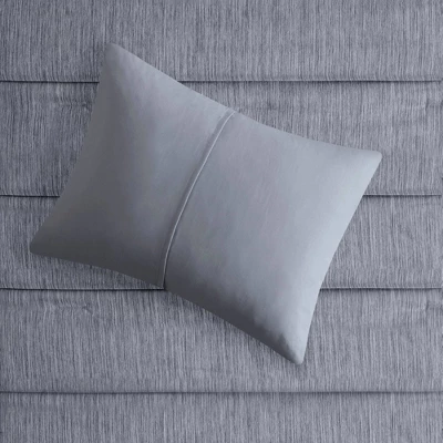 Beautyrest Maddox Striated Cationic Dyed Oversized Comforter Set With Pleats - Image 4