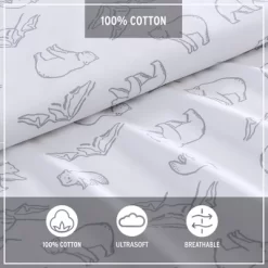 Eddie Bauer Cotton Percale- Cool/Breathable Deep Pocket Sheet Collection