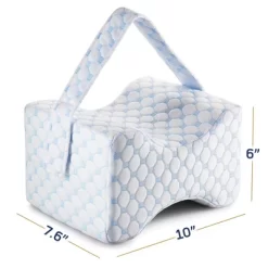 Nestl Memory Foam Knee Pillow With Cooling Cover For Leg Support