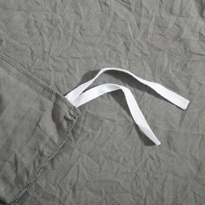 Sweet Home Collection | Prewashed Vintage Linen Style Crinkle Duvet Set - Extra Soft, Lightweight, Protective Bed Duvet Cover And Shams - Image 5