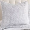Blue Sea Chevron Euro Sham Set Of 2 - Levtex Home