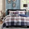 Blue & Red Plaid Carson Multiple Piece Comforter Set