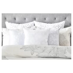 Iveta Abolina Beach Day Floral Pillow Sham Gray - Deny Designs®