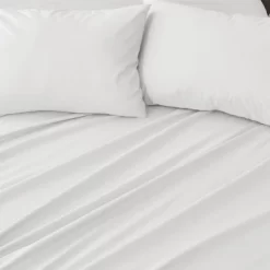 Great Bay Home Solid Microfiber Lightweight Sheet Set