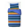 Saturday Park Vintage Stripe 100% Organic Cotton Duvet Cover & Sham Set