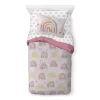 Saturday Park Doodle Rainbow 100% Organic Cotton Bed Set