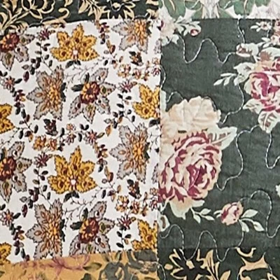 Antique Chic Reversible Pillow Sham King 20" X 36" Multicolor By Greenland Home Fashion - Image 3