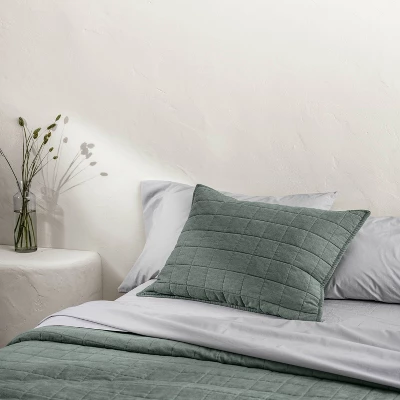 Washed Supima Percale Solid Sheet Set - Casalunaâ„¢ - Image 4