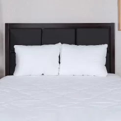 Maxi Deluxe Pillow Cotton Top Down Alternative Fill White, Single Pillow