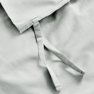 Duvet Cover Set 400 Thread Count 100% Cotton Sateen - Button Closure, Corner Ties By California Design Den - Image 3