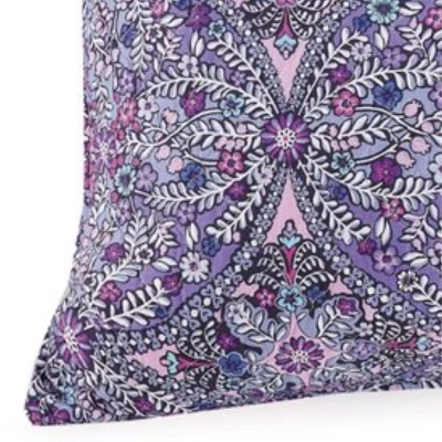 Vera Bradley Kaleidoscope Pillow Sham Purple - Image 2