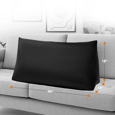 Cheer Collection Ultra Supportive Reading Wedge Pillow (36" X 18" X 12") - Image 2