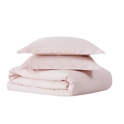 Solid Percale Duvet Cover Set - Cannon