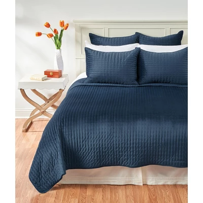 C&F Home 26" X 26" Lapis Velvet Euro Sham - Image 3