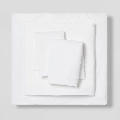 12pc Chambray Matelasse Stripe Comforter & Sheet Bedding Set Gray - Threshold™ - Image 5