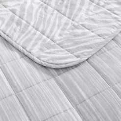 Kenneth Cole Urban Zebra 3-Pc Quilt Set