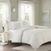 Amber Tufted Cotton Chenille Duvet Cover Set