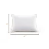 Cheer Collection Hypoallergenic Toddler Pillow - White (19" X 14")