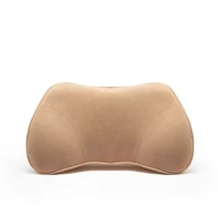 WENNEBIRD Model B Lumbar Memory Foam Support Pillow To Improve Posture With Raised Side Butterfly Design, Constance Fabric, And Removable Cover, Beige