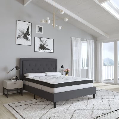 Merrick Lane Queen Size Ventilated Memory Foam Bed Pillow - Cool Gel Infused Memory Foam Pillow For Sleeping - Image 6