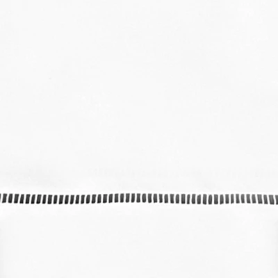 Standard 2pk Hemstitch Pillow Sham White - Luxury Hotel - Image 5