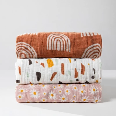 Babyletto Daisy Muslin Mini Crib Sheet - Image 6