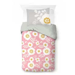 Saturday Park Cutout Floral 100% Organic Cotton Duvet Cover & Sham Set