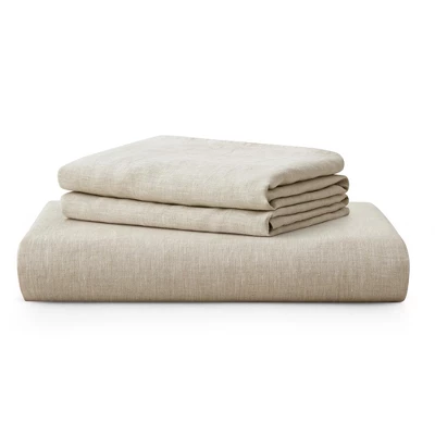 Peace Nest Luxurious 100% Premium Flax Linen Duvet Cover And Pillow Sham Set Moisture-Wicking And Breathable - Image 2