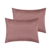 Unique Bargains Velvet Envelope Closure Soft And Durable Pillowcases 2 Pcs