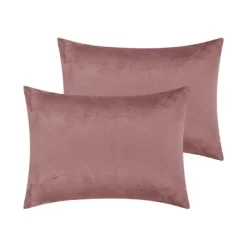 Unique Bargains Velvet Envelope Closure Soft And Durable Pillowcases 2 Pcs