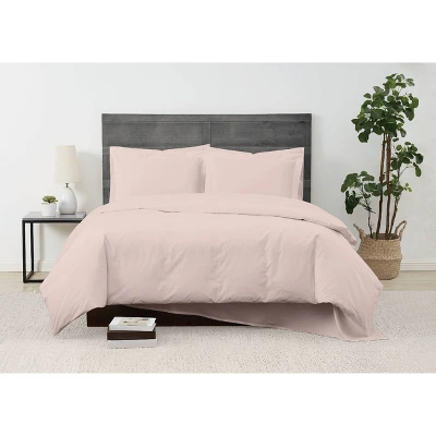 Solid Percale Duvet Cover Set - Cannon - Image 6