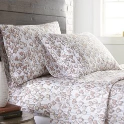 Southshore Fine Living Flora Collection Set Of 2 Pillowcases, 300 Thread-Count Cotton Sateen