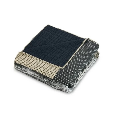 Tate Quilt & Sham Set Black/Gray/Cream - Ayesha Curry - Image 3