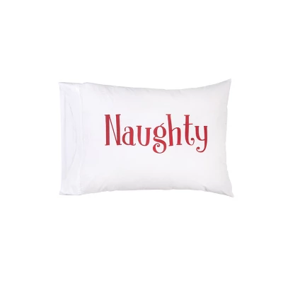 C&F Home 20" X 30" Naughty And Nice Christmas Holiday Pillowcase Set - Image 4