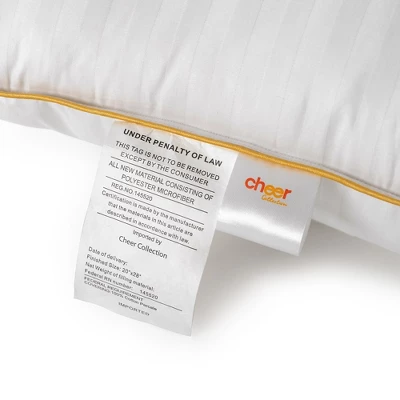 Cheer Collection Down Alternative Striped Pillow - Image 5