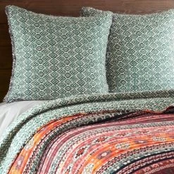 Vista Diamond Quilted Euro Sham - 2pk - Levtex Home