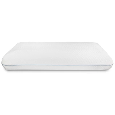 Merrick Lane Queen Size Ventilated Memory Foam Bed Pillow - Cool Gel Infused Memory Foam Pillow For Sleeping - Image 2