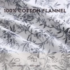 Laura Ashley Brushed Cotton Cozy Flannel Sheet Collection