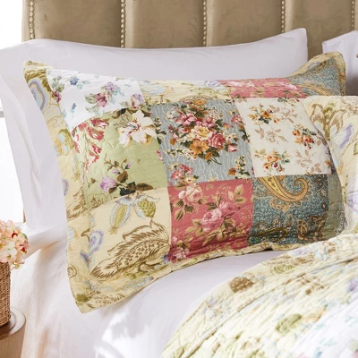 Blooming Prairie Floral Design Sham Multicolor By Greenland Home Fashion - Image 3