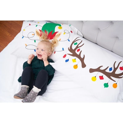 C&F Home 20" X 30" Reindeer Ornament Christmas Holiday Pillowcase - Image 4