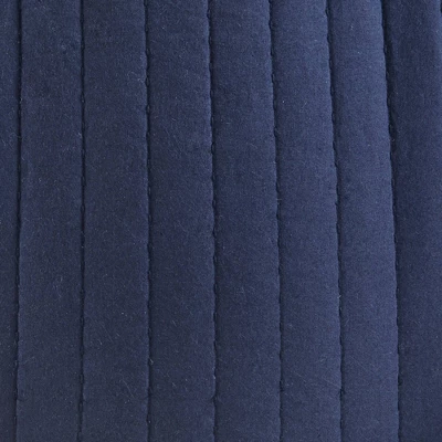 26"X26" Euro Camila Cotton Quilted Sham Navy - Image 3