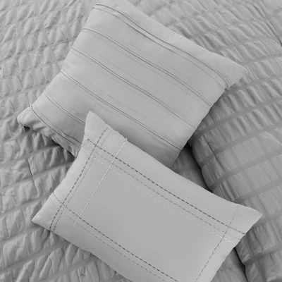 Modern Threads 5-Piece Seersucker Comforter Set. - Image 2