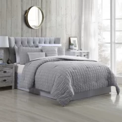 Modern Threads 5-Piece Seersucker Comforter Set.