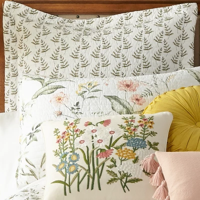 Viviana Floral Quilted Euro Sham - 2pk - Levtex Home - Image 4