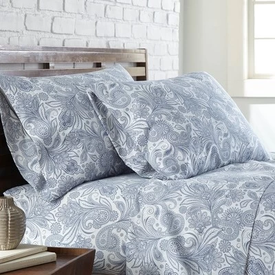 Southshore Fine Living Perfect Paisley Collection 2 Pillowcases, Ultra-soft Easy Care Microfiber - Image 2