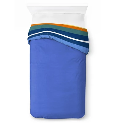 Saturday Park Vintage Stripe 100% Organic Cotton Duvet Cover & Sham Set - Image 2