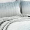 3pc Crinkle Ombre Quilt Set - Lush Décor