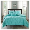 5pc Hayden Solid Reversible Comforter Set