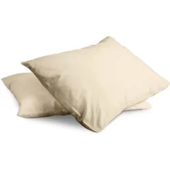 Superity Linen 100% Cotton Breathable Standard Envelope Pillowcase – ( 2 Pack)